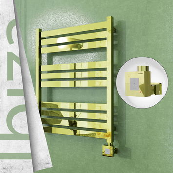  - Ibiza Electric Towel Warmer 600x780 Gold Ktx1 200 W
