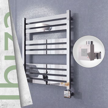  - Ibiza Sèche Serviettes Electrique 600x780 Finition de polissage Ktx1 300 Watt