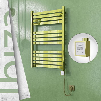 Radiva - Ibiza Elektrikli Havlupan 600x960 Altın Ktx3 300 Watt Spiral Kablolu