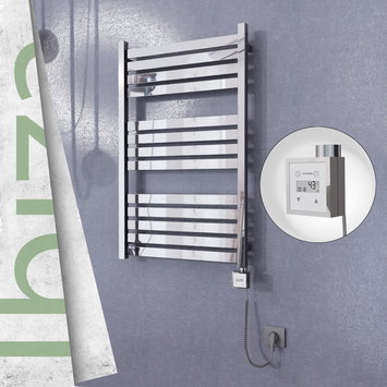 Radiva - Ibiza Elektrikli Havlupan 600x960 Ayna Polisajli Ktx3 300 Watt Spiral Kablolu