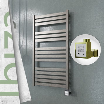 Radiva - Ibiza Sèche Serviettes Electrique 600x1165 Finition peinture satiné Ktx3 600 Watt