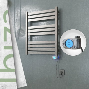 Radiva - Ibiza Sèche Serviettes Electrique 600x780 Finition peinture satiné (Thermostat Musa) 300 Watt