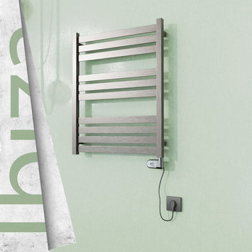 Radiva - Ibiza Sèche Serviettes Electrique 600x780 Finition peinture satiné (Thermostat Thesis) 300 Watt