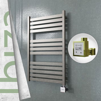 - Ibiza Sèche Serviettes Electrique 600x960 Finition peinture satiné Ktx3 300 W  - Ibiza Sèche Serviettes Electrique 600x960 Finition peinture satiné Ktx3 300 W