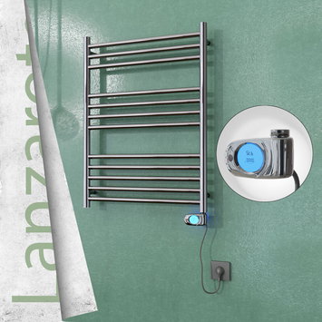 Radiva - Lanzarote Sèche Serviettes Electrique 600x800 Finition de polissage (Thermostat Musa) 200 W