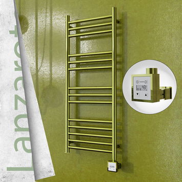 - Lanzarote Electric Towel Warmer 400x1000 Gold Ktx3 200 W  - Lanzarote Electric Towel Warmer 400x1000 Gold Ktx3 200 W