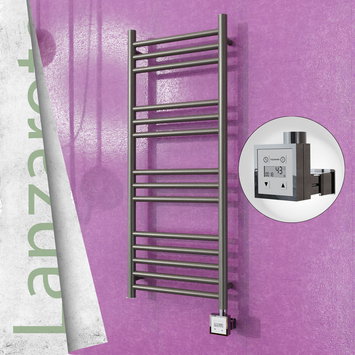 Radiva - Lanzarote Electric Towel Warmer 400x1000 Satine Finish Ktx3 200 W