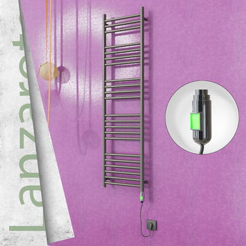 - Lanzarote Electric Towel Warmer 400x1500 Satine Finish (On/Off) 300 W  - Lanzarote Electric Towel Warmer 400x1500 Satine Finish (On/Off) 300 W