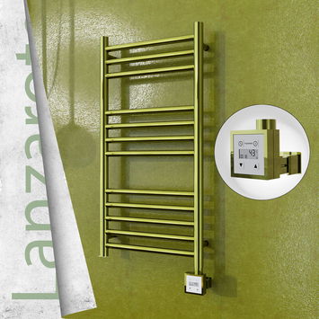  - Lanzarote Electric Towel Warmer 400x800 Gold Ktx3 200 W