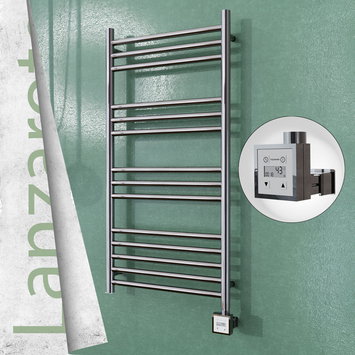 Radiva - Lanzarote Electric Towel Warmer 500x1000 Polished Finish Ktx3 200 W