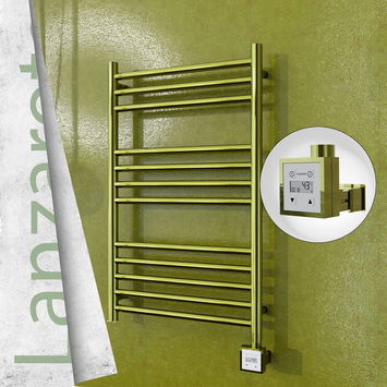 - Lanzarote Electric Towel Warmer 500x800 Gold Ktx3 200 W  - Lanzarote Electric Towel Warmer 500x800 Gold Ktx3 200 W