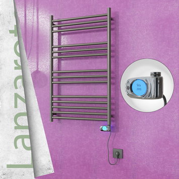 Radiva - Lanzarote Electric Towel Warmer 600x1000 Satine Finish (Musa Thermostat) 200 W