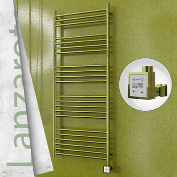 Radiva - Lanzarote Electric Towel Warmer 600x1500 Gold Ktx3 300 W