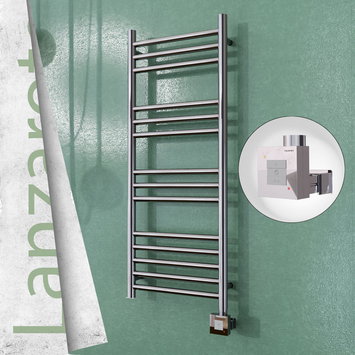 Radiva - Lanzarote Sèche Serviettes Electrique 400x1000 Finition de polissage Ktx1 200 Watt