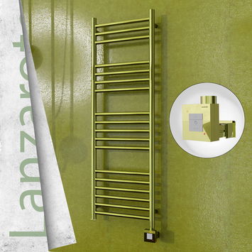  - Lanzarote Electric Towel Warmer 400x1200 Gold Ktx1 200 W