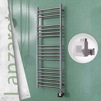 Radiva - Lanzarote Electric Towel Warmer 400x1200 Mirror Finish Ktx1 200 W