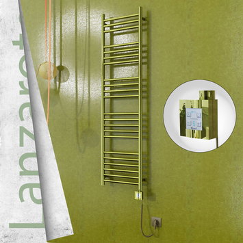 Radiva - Lanzarote Elektrikli Havlupan 400x1500 Altın Ktx4 300 Watt Spiral Kablolu