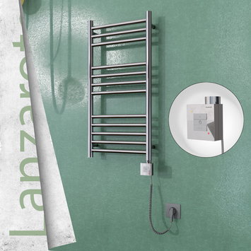 Radiva - Lanzarote Electric Towel Warmer 400x800 Mirror Finish Ktx1 200 W (Spiral Cable)