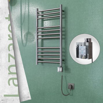  - Lanzarote Sèche Serviettes Electrique 400x800 Finition de polissage Ktx4 200 Watt Câble en spirale