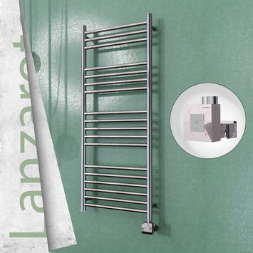  - Lanzarote Sèche Serviettes Electrique 500x1200 Finition de polissage Ktx1 300 Watt