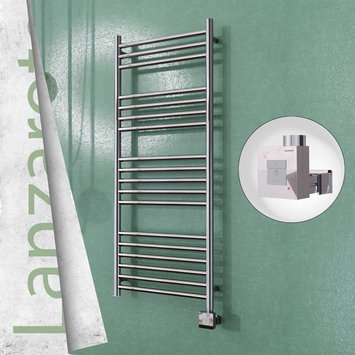 Radiva - Lanzarote Electric Towel Warmer 500x1200 Mirror Finish Ktx1 300 W