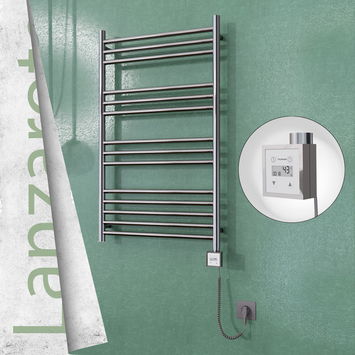  - Lanzarote Electric Towel Warmer 600x1000 Mirror Finish Ktx3 200 W (Spiral Cable)