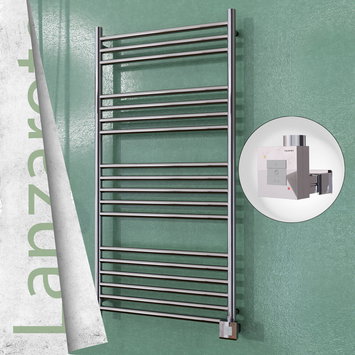 Radiva - Lanzarote Electric Towel Warmer 600x1200 Mirror Finish Ktx1 300 W