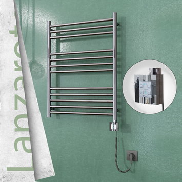 Radiva - Lanzarote Sèche Serviettes Electrique 600x800 Finition de polissage Ktx4 200 Watt Câble en spirale