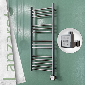 Radiva - Lanzarote Sèche Serviettes Electrique 400x1000 Finition de polissage Ktx3 200 W