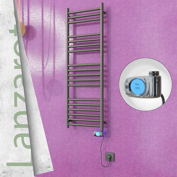 - Lanzarote Sèche Serviettes Electrique 400x1200 Finition peinture satiné (Thermostat Musa) 300 Watt  - Lanzarote Sèche Serviettes Electrique 400x1200 Finition peinture satiné (Thermostat Musa) 300 Watt