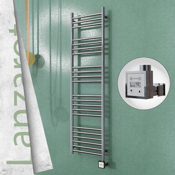 Radiva - Lanzarote Sèche Serviettes Electrique 400x1500 Finition de polissage Ktx3 300 W