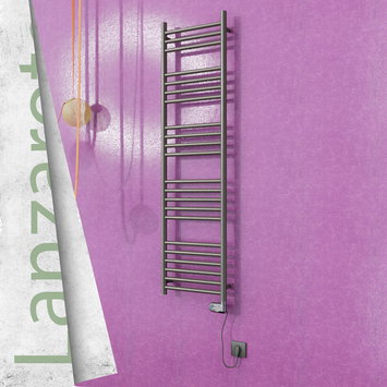 Radiva - Lanzarote Sèche Serviettes Electrique 400x1500 Finition peinture satiné (Thermostat Thesis) 300 W