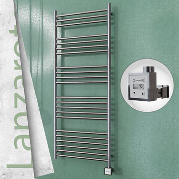 Radiva - Lanzarote Sèche Serviettes Electrique 600x1500 Finition de polissage Ktx3 600 Watt