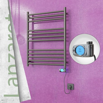 Radiva - Lanzarote Sèche Serviettes Electrique 600x800 Finition peinture satiné (Thermostat Musa) 200 W