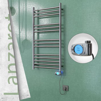 - Lanzarote Stainless Steel Electric Towel Warmer 500x1000 Polished Finish (Musa Thermostat) 200 W  - Lanzarote Stainless Steel Electric Towel Warmer 500x1000 Polished Finish (Musa Thermostat) 200 W