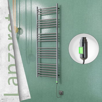 Radiva - Lanzarote Stainless Steel Electric Towel Warmer 500x1500 Polished Finish (On/Off) 300 W