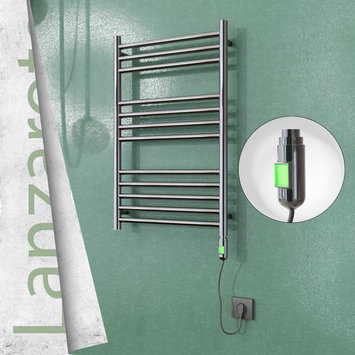 Radiva - Lanzarote Stainless Steel Electric Towel Warmer 500x800 Polished Finish (On/Off) 200 W