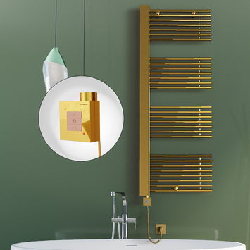 Radiva - Male Electric Towel Warmer 600x1600 Gold Ktx1 600 W