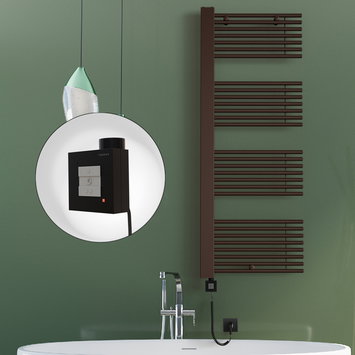 Radiva - Male Electric Towel Warmer 600x1600 Antique Copper Ktx1 600 W