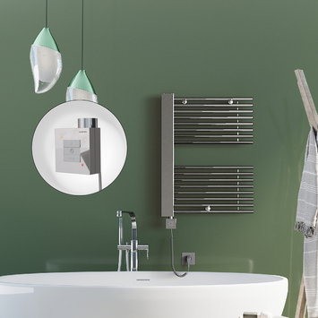 Radiva - Male Sèche Serviettes Electrique 600x800 Chrome Ktx1 300 Watt