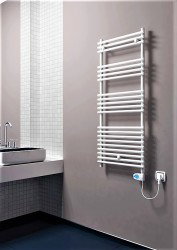 Radiva - Olib Elektrikli Havlupan 500x1200 Beyaz (Musa Termostat) 600W