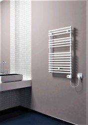 Radiva - Olib Elektrikli Havlupan 500x800 Beyaz (Thesis Termostat) 600W