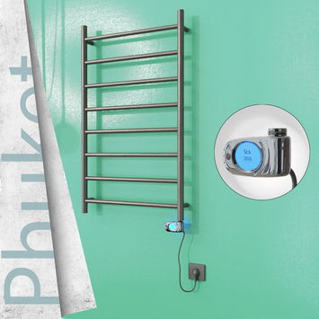 - Phuket Electric Towel Warmer 200 W 600x1000 Satine Finish (Musa Thermostat)  - Phuket Electric Towel Warmer 200 W 600x1000 Satine Finish (Musa Thermostat)
