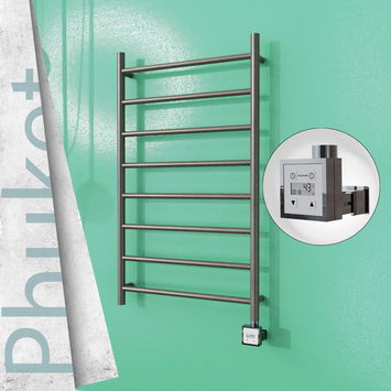 - Phuket Electric Towel Warmer 600x1000 Satine Finish Ktx3 200 W  - Phuket Electric Towel Warmer 600x1000 Satine Finish Ktx3 200 W