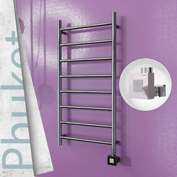 Radiva - Phuket Sèche Serviettes Electrique 500x1000 Finition de polissage Ktx1 200 Watt
