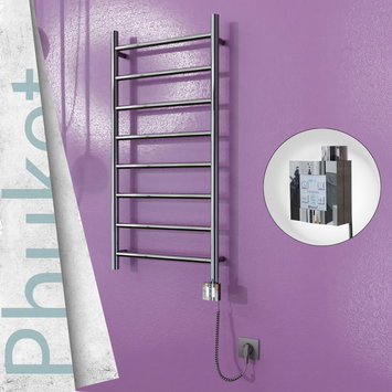 Radiva - Phuket Elektrikli Havlupan 500x1000 Ayna P. Ktx4 200 Watt Spiral Kablolu