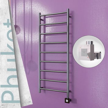  - Phuket Sèche Serviettes Electrique 500x1200 Finition de polissage Ktx1 200 Watt