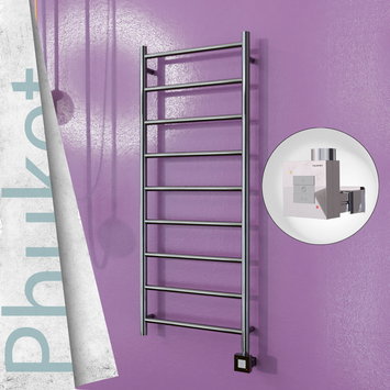 Radiva - Phuket Electric Towel Warmer 500x1200 Mirror Finish Ktx1 200 W