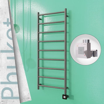 Radiva - Phuket Sèche Serviettes Electrique 500x1200 Finition peinture satiné Ktx1 200 Watt
