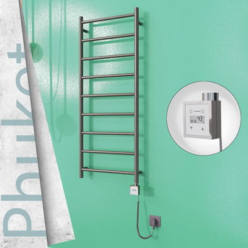  - Phuket Electric Towel Warmer 500x1200 Satine Finish Ktx3 200 W (Spiral Cable)